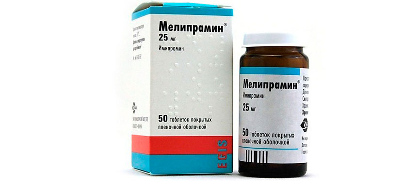 Melipramin  - 说明书，剂量，副作用，类似物