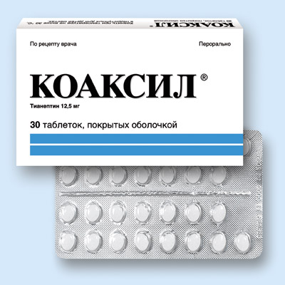 Coaxil  - 说明，剂量，副作用，类似物