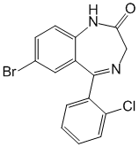 Bromdihydrochlorphenylbenzodiazepine