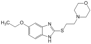 Morpholinoethylthioethoxybenzimidazole