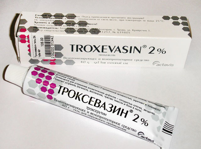 Troxevasinum gel
