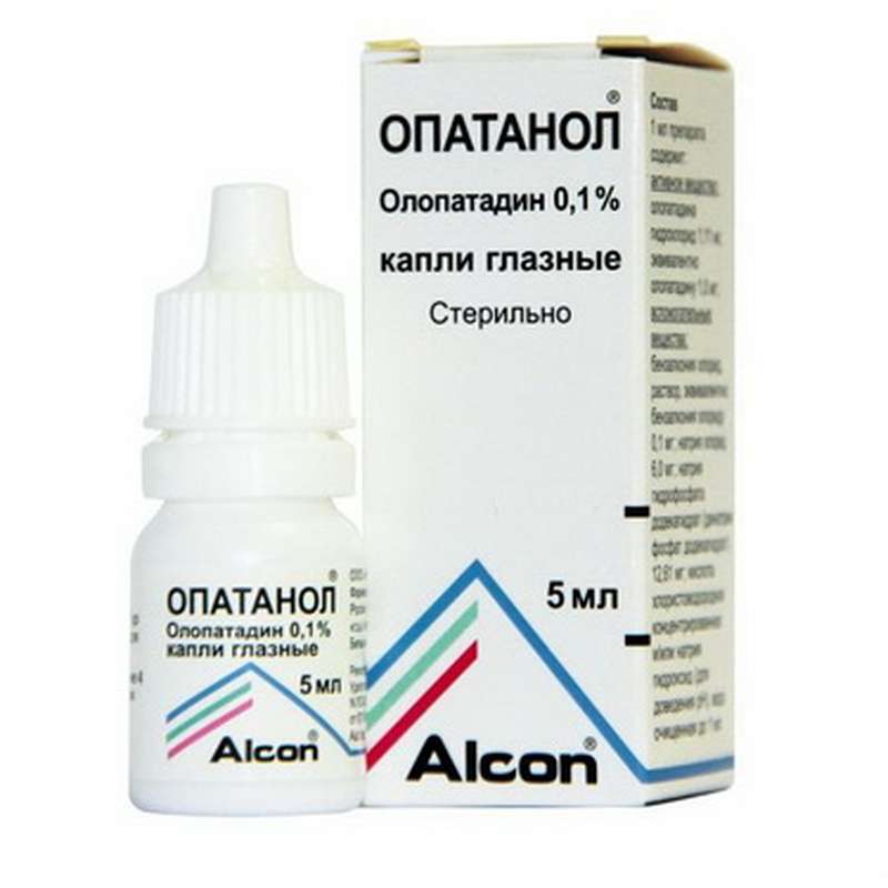 Opatanol eye drops 0.1% 5ml buy antihistamine, antiallergic drug online