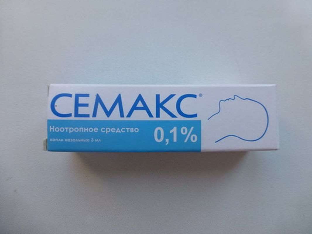 Phenotropil 10 pills and Semax 0,1% 3ml blue