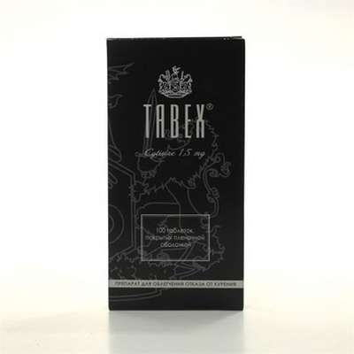 Tabex 1.5mg 100 pills buy effective drug to quit smoking